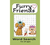 Furry Friends Word Search Puzzle Book: Animal Word Search Puzzle Book 6x9 inches | 50+Puzzles | Suitable all ages | Animal Lover Word Search Book