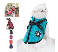 Furry King Dog Winter Coat, Furryking 3 in 1 Winter Jacket for Dogs,Dog Jacket Adjustable Warm Dog Coats,Waterproof Windproof Dog Snow Jacket with Zipper for Small Medium Large Dogs (Lake Blue, s)