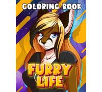 Furry Life Coloring Book: A Fantasy Coloring Book Featuring A Beautiful Collection of Magical Fairy Cats| Special Custome for Halloween
