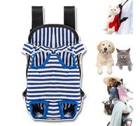 Furry Pawsy Carrier, 34 Style Furry Pawsy Cat Carrier, Pet Dog Carrier Front Chest Backpack, with Adjustable Comfortable Shoulder Straps, Breathable Mesh, Built-in Pet Lock, for Dog Cat (B05,S)