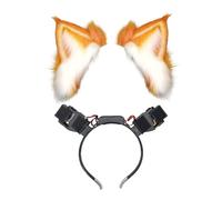 Furry Wolf Cosplay Party Anime COSPLAY Halloween Oreille dynamique Accessoires de jeu de rôle Bal Party Accessoires de jeu de rôle Mouvement interactif Oreilles de chat Chapeaux