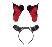 Furry Wolf Cosplay Party Anime COSPLAY Halloween Oreille dynamique Accessoires de jeu de rôle Bal Party Accessoires de jeu de rôle Mouvement interactif Oreilles de chat Chapeaux