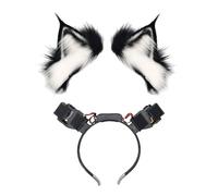 Furry Wolf Cosplay Party Anime COSPLAY Halloween Oreille dynamique Accessoires de jeu de rôle Bal Party Accessoires de jeu de rôle Mouvement interactif Oreilles de chat Chapeaux
