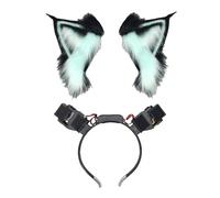 Furry Wolf Cosplay Party Anime COSPLAY Halloween Oreille dynamique Accessoires de jeu de rôle Bal Party Accessoires de jeu de rôle Mouvement interactif Oreilles de chat Chapeaux