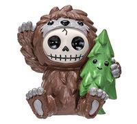 Furrybones Summit Collection Figurine de Bigfoot décorative Signature en costume Sasquatch de 7,6 cm de haut
