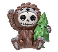 Furrybones Summit Collection Figurine de Bigfoot décorative Signature en costume Sasquatch de 7,6 cm de haut