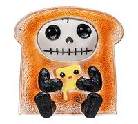 Furrybones Summit Collection Figurine toasty décorative Motif squelette de pain toast de 7,6 cm de haut