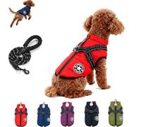 Furryking Dog Winter Coat,Furryking 3 in 1 Winter Jacket,Waterproof and Windproof Dog Winters Coat with Leash,Warm Comfortable Dogs Winters Jacket for Small, Medium Large Dogs (Red,4XL)