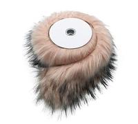 Furryvalley Ruban en fausse fourrure de renard racoon Peluche DIY Bande de couture pour pantoufles capuche et manteaux environ 180cm (Rose foncé)