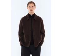 FURSAC - Blouson droit double face en laine - Taille XL - Homme Brun