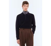 FURSAC - Polo en maille point de riz - Taille S - Homme Bleu