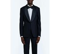 FURSAC - Veste de smoking col châle satin en faille de laine - Taille 54 - Homme Bleu