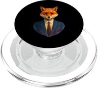 Fursona Furry Fandom Bas Poly Géométrique Renard Polygone PopSockets PopGrip pour MagSafe