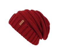 FURTALK Bonnet Tricoté Femme Ample Style de Rue Gros Tricot Chapeaux d'Hiver Classique Doux