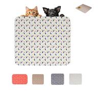 Furthrive Tapis pipi pour chien, élégant, lavable, réutilisable, à 4 couches, anti-fuite, super absorbants, pour une maison plus propre (blanc, taille M : 70 x 80 cm)