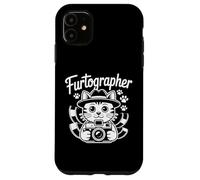 Furtographer Chat Mignon avec Appareil Photo Coque pour iPhone 11