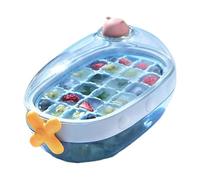 Furtryvl Bac à glaçons avec couvercle, facile à démouler 24 grilles - Plateau de congélation sûr pour la fabrication de cocktails et la préparation du jus