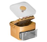 Furtryvl Bac à glaçons - Bac à glaçons pour congélateur avec couvercle amovible - Gadget de cuisine à domicile, design de tiroir sans contact pour cuisine, fête à la maison