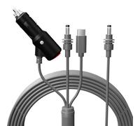 Furtryvl Câble de charge, chargeur multifonction à charge rapide de 100 W - Accessoires de câble d'alimentation pour appareil extérieur, Plug and Play, cordon d'entrée pour voiture, extérieur