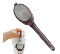 Furtryvl Cuillère à café réutilisable - Cuillère passoire en maille fine portable avec poignée ergonomique pour café, thé, jus de fruits