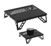 Furtryvl Grille de feu de camp, grille de camping portable en d'aluminium, grille de cuisson multifonction pour barbecue, extérieur, terrasse, pique-nique, fête, randonnée