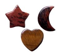 Furtryvl Jolis clips pour grille d'aération de voiture, 3 clips décoratifs en cristal pour grille d'aération de voiture, accessoires d'intérieur de voiture, lune, étoile, cœur pour sortie d'air