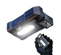 Furtryvl Lampe de poche portable avec écran LCD rotatif - Lampe torche d'extérieur LED - Lampe torche étanche portable pour le personnel d'événement, le camping, les tentes, le personnel de sécurité