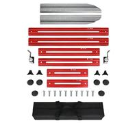 Furtryvl Outil de mesure de jauge d'escalier - Gabarit de marche d'escalier pour mesurer avec précision - Outil de mesure de scribe d'escalier pour rehausseurs, cloisons sèches et cloisons