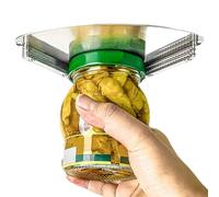 Furtryvl Ouvre-bocal en acier inoxydable - Ouvre-boîtes sous comptoir | Design mural d'aide à domicile pour les mains faibles, les personnes âgées, et les chefs