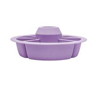 Furtryvl Plateau à goûter - Organiseur de tasses avec 6 compartiments | Récipient alimentaire en silicone | pour | pour nourriture pour, bonbons, crackers sur canapé, lit, table