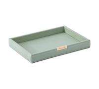 Furtryvl Plateau en cuir | Élégant plateau de salle de bain | Organisateurs de chevet multifonctionnels, support de bijoux de table, support de montre pour changements, clés, téléphone, lunettes