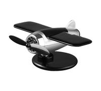 Furtryvl Spinner solaire en forme d'avion - Décoration de tableau de bord de voiture - Fonctionne au soleil - Pour berline, camion, fourgonnette