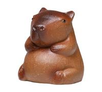 Furtryvl Tea Pet | Capybara Tea Pet - Service à thé en argile violette, petit Capybara Drink Water Service à thé chinois Kung Fu Accessoires de thé pour décoration de la maison