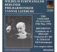 Furtwangler - beethoven : symphonie n°6 - mozart : concerto pour piano n°20 - strauss : till l'espiegle -