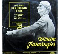 FURTWANGLER FRANCK SYMPHONY IN D MINOR vinyl record
