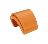 FURUIM2024M Présentoir à bijoux créatif en cuir synthétique pour colliers - Design arche - Présentoir à bijoux pour fenêtre - Orange