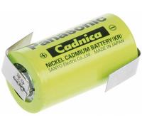 Pile rechargeable spéciale Sub-C cosses à souder en Z NiCd Panasonic Sub-C ZLF 1.2 V 1800 mAh