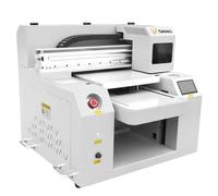 Furvveerr Imprimante UV A3,Style de Mise à Niveau,33CM*40CM Imprimante Multifonctionnelle Vitesse d'impression Réglable,Hauteur d'impression 0-20CM,Agitation de Circulation d'encre Blanche (Blanc)