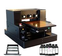 Furvveerr Imprimantes Multifonction Jet d'encre A3 UV Couleur Printer Imprimante Automatique à Plat A3L805 pour PVC,Verre,Bois,Bouteilles,Coque de Téléphone Portable Impression,Contient de l'encre