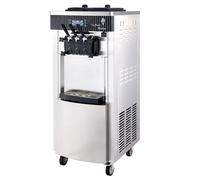 Furvveerr Machine à Crème Glacée Commerciale 2200W,20-28L/H,3 Saveurs,Machine à Crème Glacée Professionnelle Sorbetière Machine à Crème Glacée de Bureau avec Fonction de Pré - refroidissement