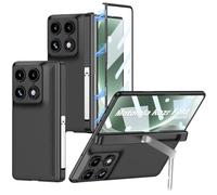 Furwabo Coque pliable pour Motorola Razr Fold avec protection de charnière magnétique, béquille cachée et protection d'écran avant intégrée, coque de téléphone de luxe fine en polycarbonate rigide