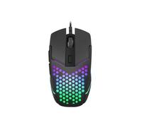 FURY Battler Souris Gaming USB 6400 DPI 6 Boutons Optique Rétro-éclairage RGB Légère Noir