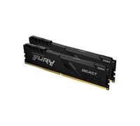 FURY Beast - DDR4 - kit - 8 Go: 2 x 4 Go - DIMM 288 broches - 3200 MHz / PC4-25600 - CL16 - 1.35 V - mémoire sans tampon - non ECC - noir
