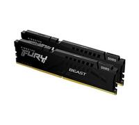 Kingston Kit mémoire Fury Beast 32 Go (2x16) DDR5-6400 CL32-39-39 Noir