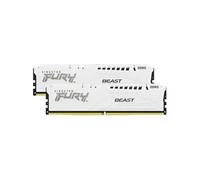 FURY Beast - DDR5 - kit - 64 Go: 2 x 32 Go - DIMM 288 broches - 6000 MT/s / PC5-48000 - CL36 - 1.35 V - mémoire sans tampon - on-die ECC - blanc
