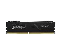 FURY Beast - DDR5 - module - 16 Go - DIMM 288 broches - 6000 MHz / PC5-48000 - CL30 - 1.4 V - mémoire sans tampon - on-die ECC - noir