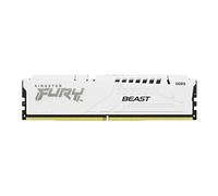 FURY Beast - DDR5 - module - 16 Go - DIMM 288 broches - 6400 MHz / PC5-51200 - CL32 - 1.4 V - mémoire sans tampon - on-die ECC - blanc