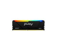 Kingston – Barrette mémoire DDR4 – FURY Beast – 16 Go 3600 MT/s CL18 DIMM RGB