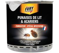 Fumigateur insecticide punaises de lit puces acariens - 25m2 - Fury BRICOZOR