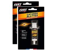 Fury Lot de 2 Seringues 10g Gel Anti Cafards et Blattes